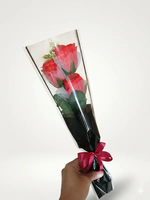 Buket Mawar Minimalis