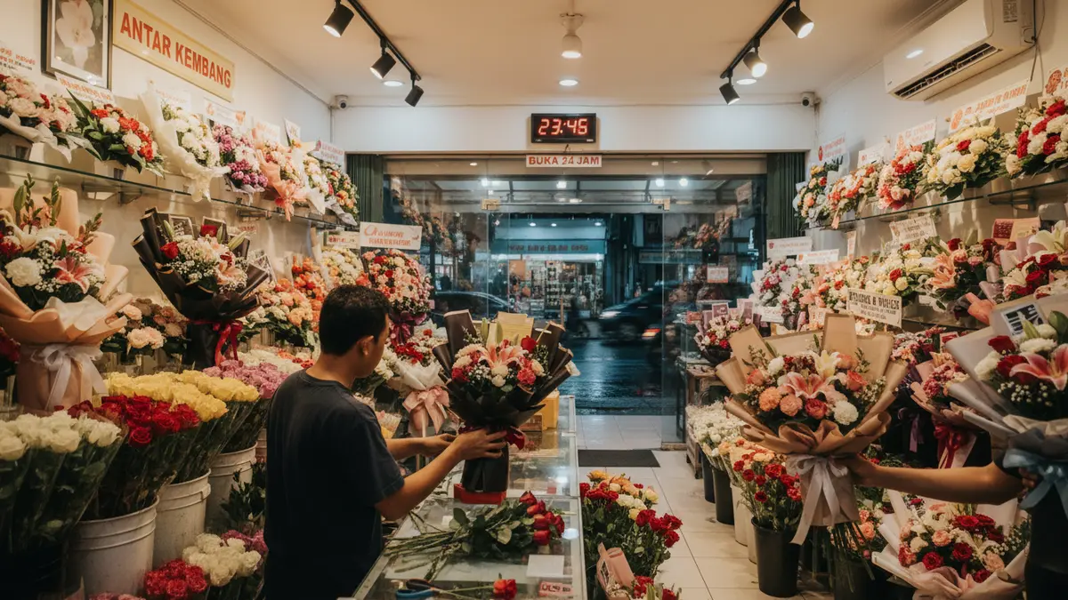 Dokumentasi Toko Bunga Yogyakarta 24 Jam: Solusi Tepat di Momen Mendesak